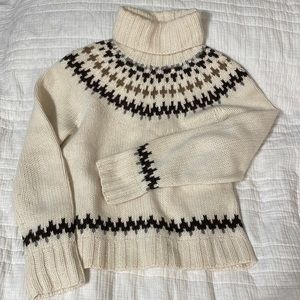 Crew vintage turtleneck sweater